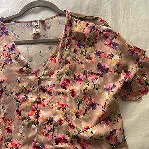 Silk Anthropologie Top